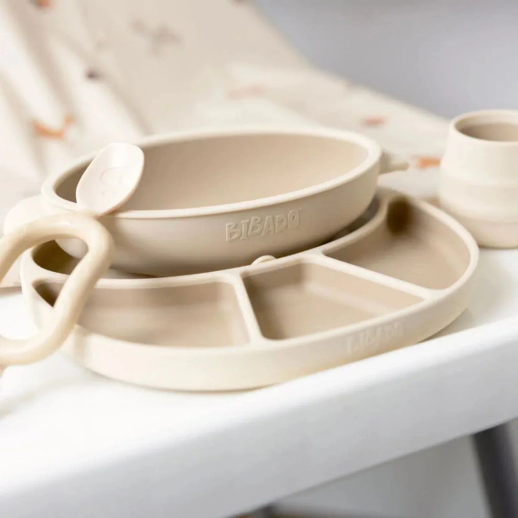 Bibado Silicone Suction Divider Plate - Fawn