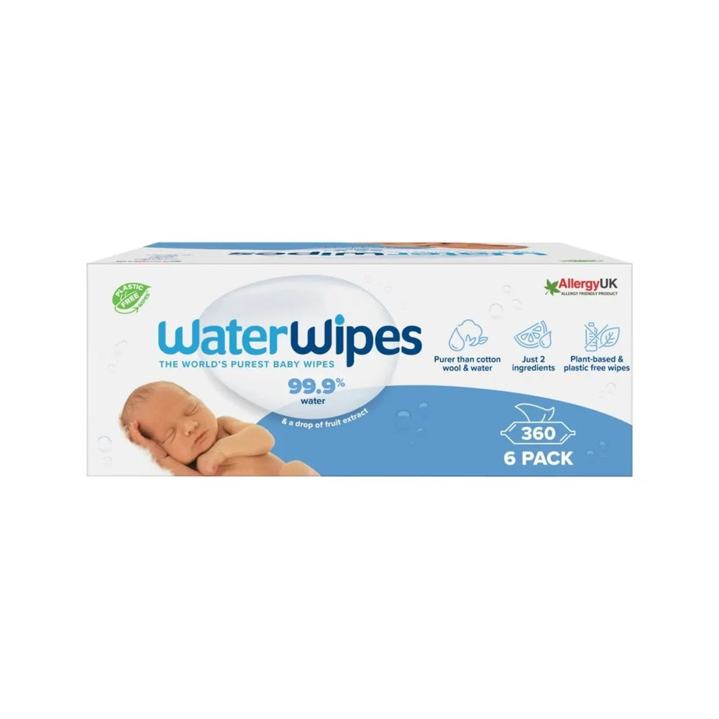 WaterWipes Sensitive Baby Wipes 6x60 pcs