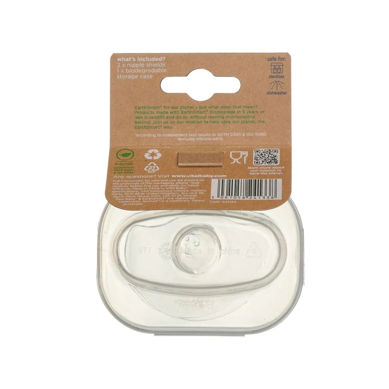 Vital Baby Nurture Protect & Care Nipple Shields 2 pcs