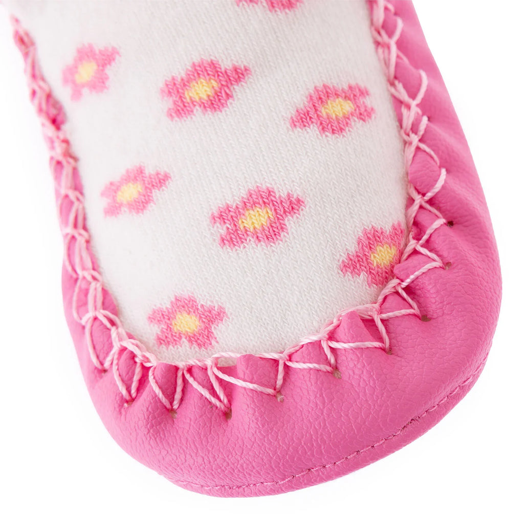HelloBaby Rattle Socks - Ecru