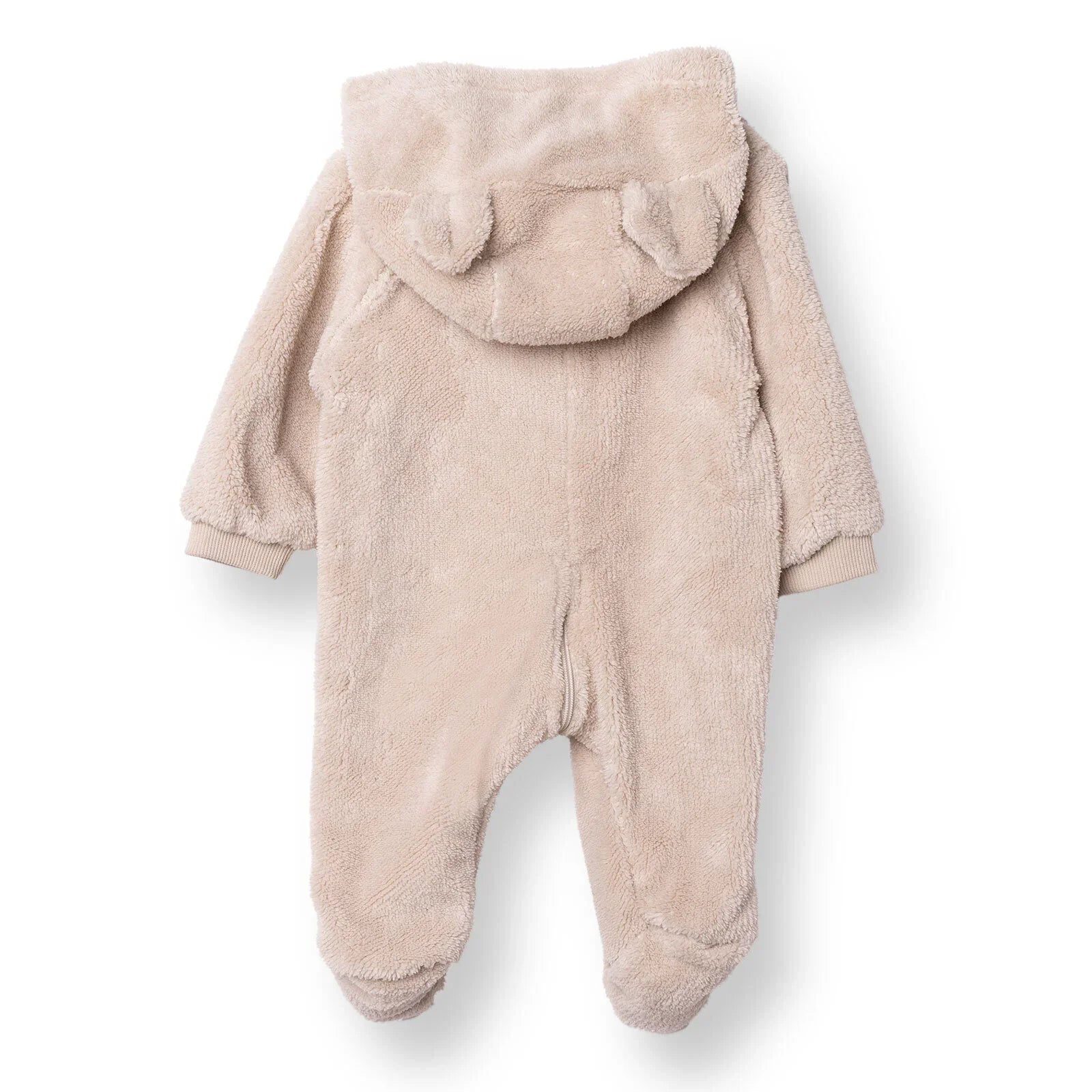 Midimod Newborn Welsoft Footed Jumpsuit - Ecru