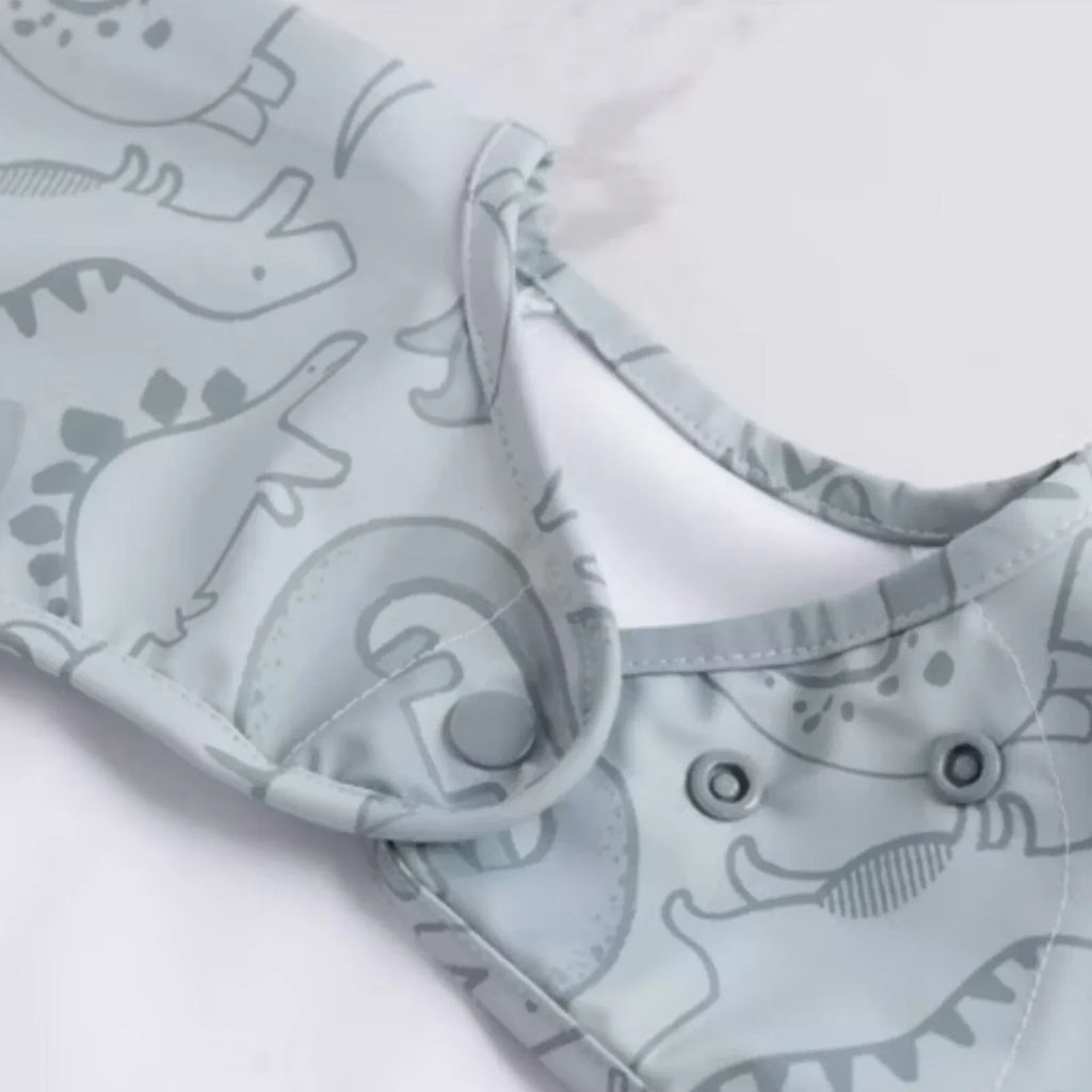 Bibado Long Sleeve Coverall Weaning Bib - Dino Roar
