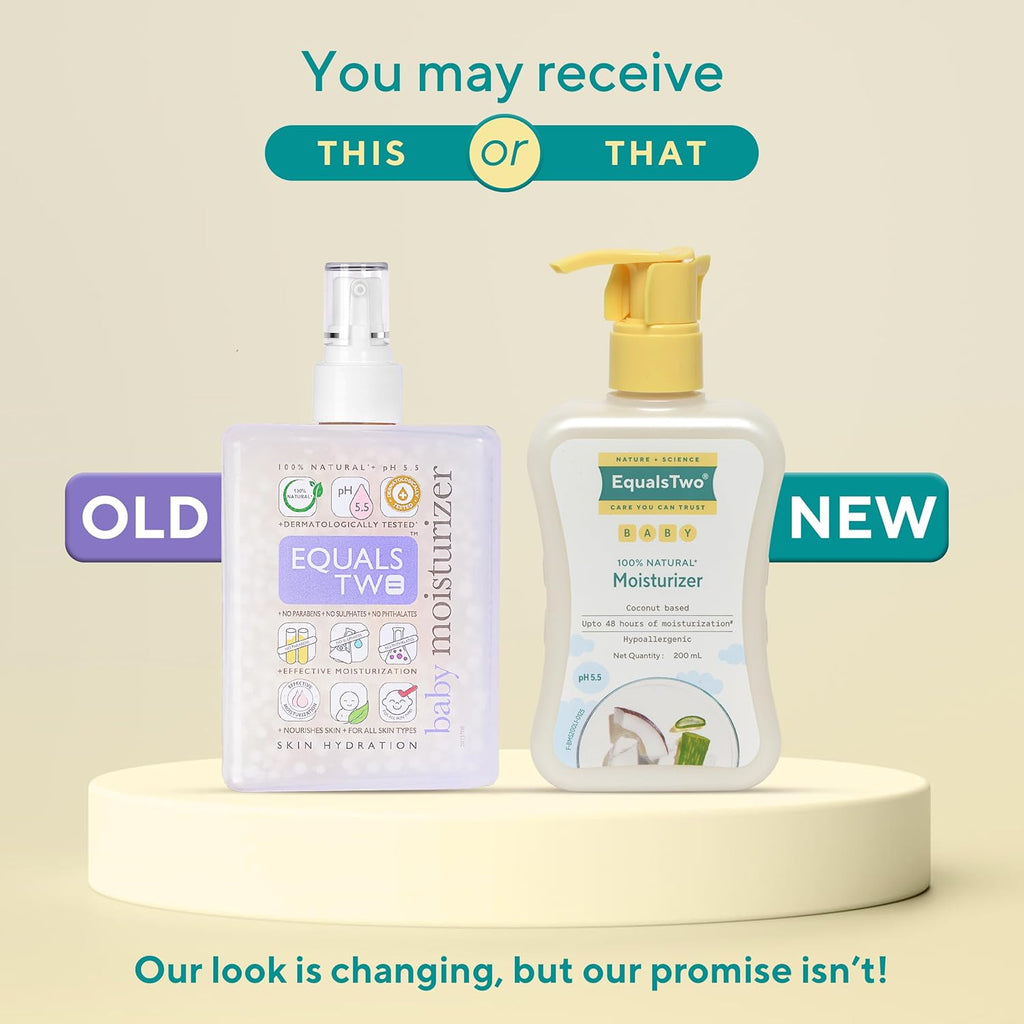 Natural Coconut Baby Moisturizer | 100ml Dermatologically Tested Lotion | Paraben & Sulphate Free