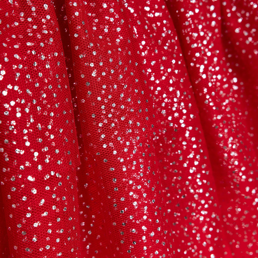 HelloBaby My First Christmas Newborn Girl Footed Jumpsuit - Red