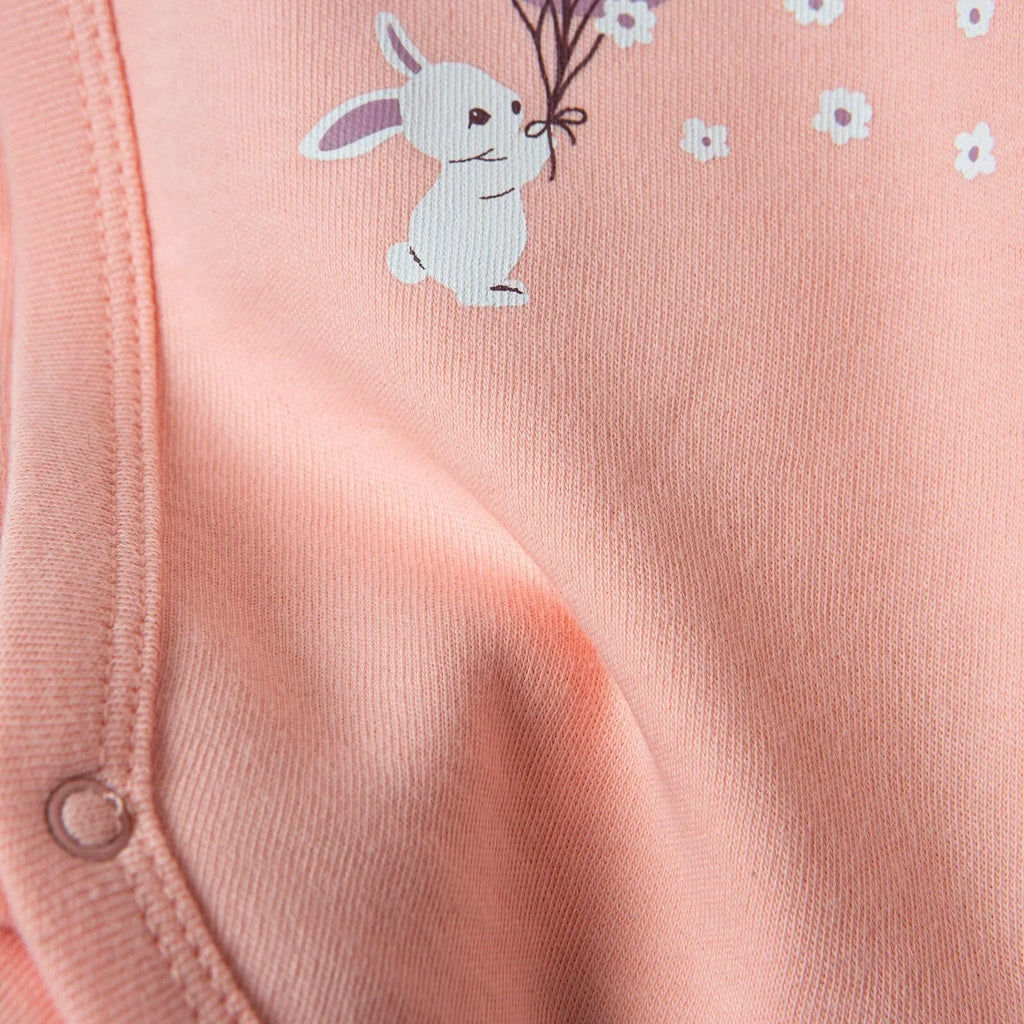 HelloBaby Newborn Body-Footed Bottom - Pink