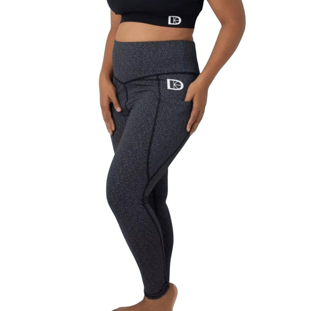 Latched Maternity and Postnatal Active Support Leggings - Illuminate Reflective