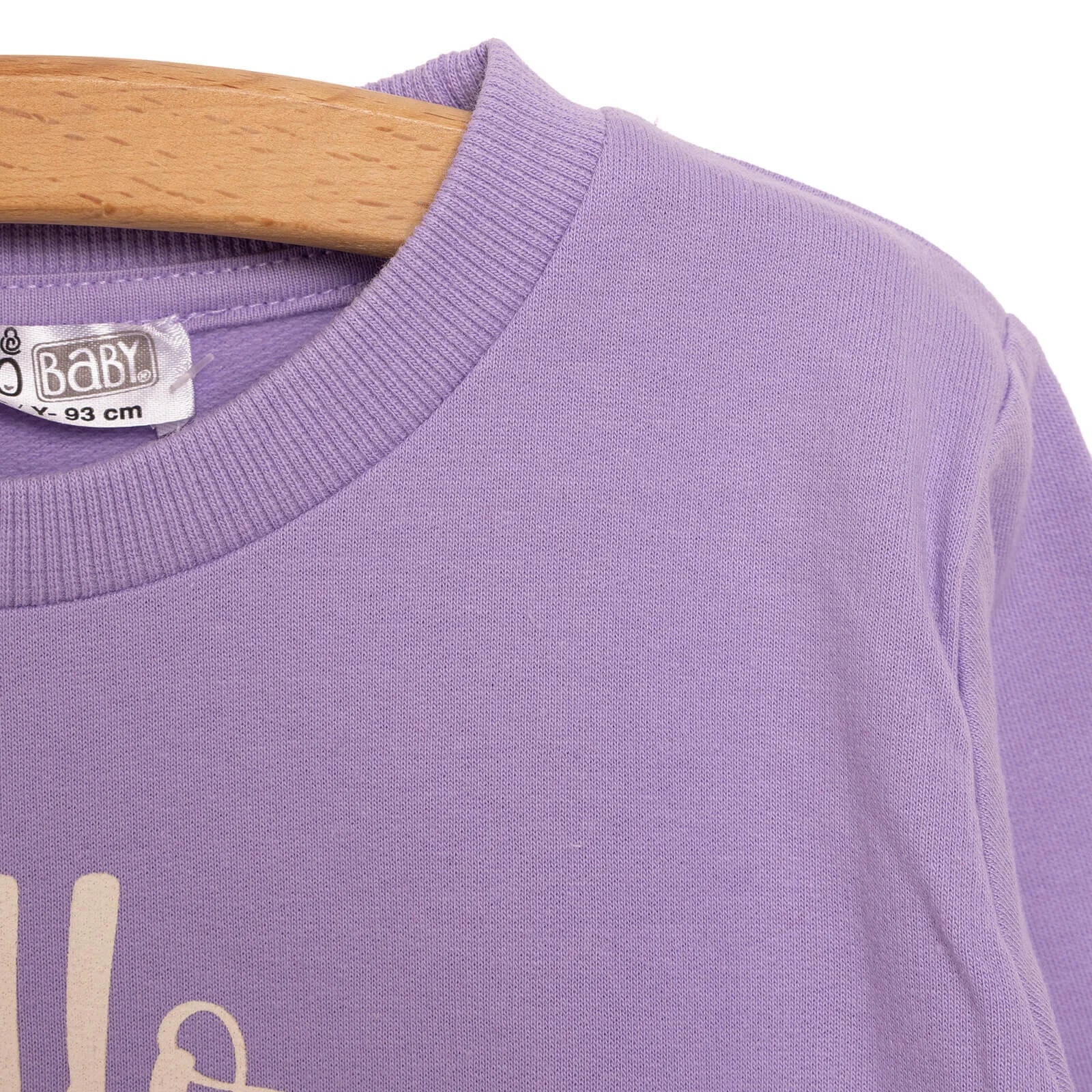 HelloBaby Baby Girl Animal Printed Sweatshirt - Purple