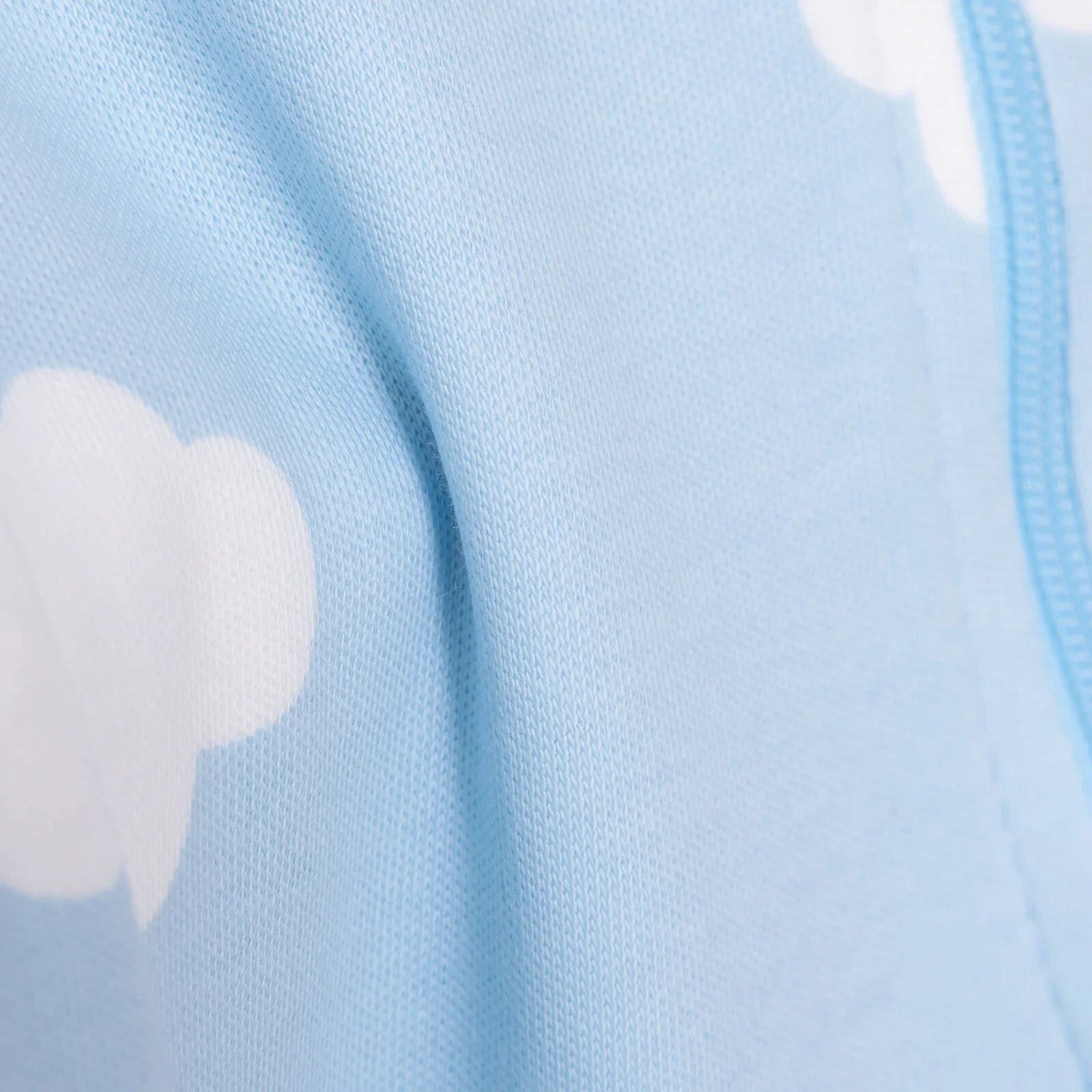 HelloBaby Newborn Footed Jumpsuit - Light Blue