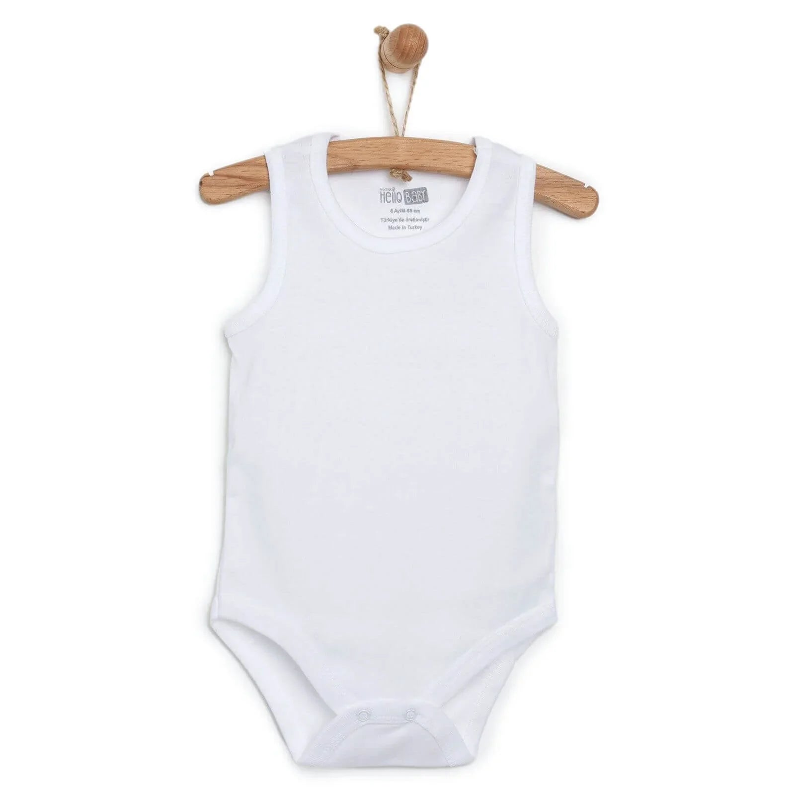 HelloBaby Unisex Sleeveless Bodysuit 5 pcs